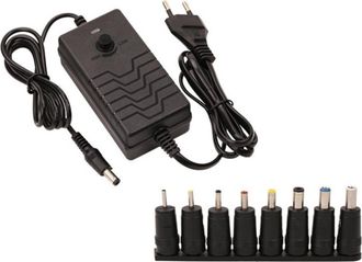 OEM Fuente De Alimentaci&oacute;n Conmutada De Velocidad Ajustable De 24-36 V Con 8 Adaptadores, Adaptador De Corriente Alterna Universal De 72 W, Enchufe Europe