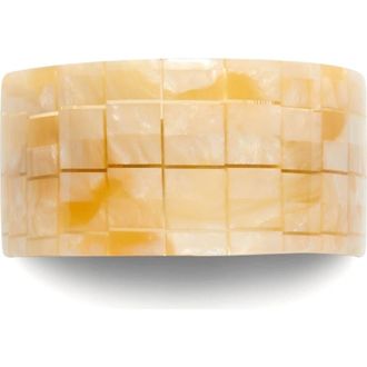 Machete Jewelry French Pony Barrette in Sea Shell Checker at Nordstrom