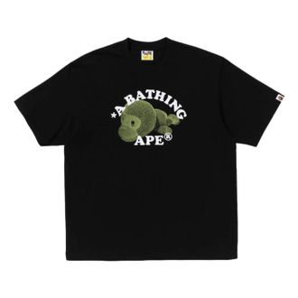 A Bathing Ape Milo College Relaxed Fit T-Shirt Black 2L30-110-302-BLK