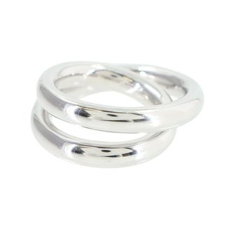 Herm&egrave;s Silver Silver 925 Band Ring (Pre-Owned)