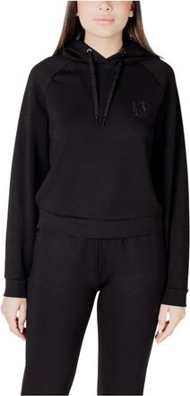 A|X Armani Exchange Moderne Dames Hoodie voor Diverse Gelegenheden - Dames - Hoodies - Zwart - XS - Polyester - Hoodies & sweatvesten