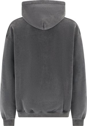 Represent Mens Hooded Sweatshirt Heather Grey Cotton Jumpers Sweater