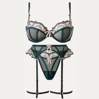 Lounge Evelyn Intimates Bra (Set) - Green