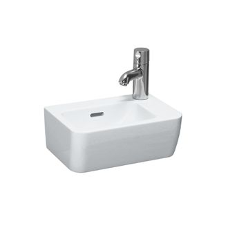 Laufen Laufen - Pro A Lavabo Con Enjuague Manual, 1 Agujero De Grifo A La