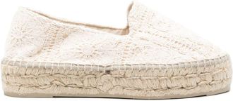 Maneb&igrave; Yucat&aacute;n crochet espadrilles - women - Cotton/Jute - 41 - Neutrals