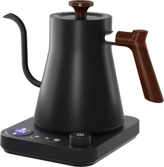 OEM Hervidor El&eacute;ctrico De Acero Inoxidable De 1 L Con Control De Temperatura, Hervidor De Cuello De Cisne, Funci&oacute;n De Calor Las 24 Horas, Hervidor El&eacute;ctri