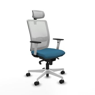 Piqueras y Crespo Silla De Oficina Piqueras Y Crespo Haches Blanco Malla