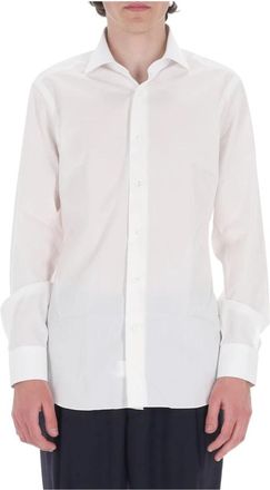Barba Camicia in cotone anti stropicciamento etichetta Journey - Heren - Zakelijke Overhemden - Wit - XL - Katoen - Overhemden