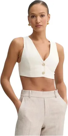Simona Corsellini Mujer, Camisetas, Beige, Talla: S