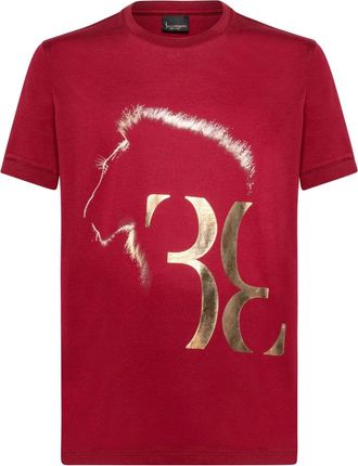 Billionaire Boys Club T-shirt Round Neck SS Lion - Heren - T-shirts - Rood - XS - Katoen - Tops