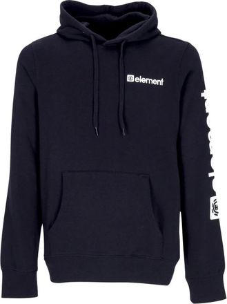 Element Zwarte Hoodie met Kangoeroezak - Heren - Hoodies - Zwart - L - Hoodies & sweatvesten