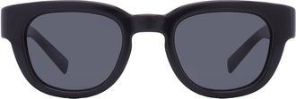 Saint Laurent Black Square Unisex Sunglasses SL 675 001 46