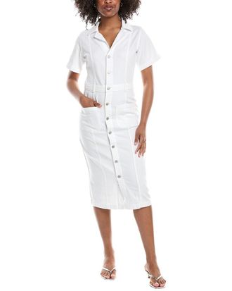 7 For All Mankind Patch Pocket Midi Dress