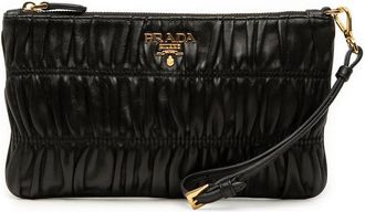 Prada Pre-owned Prada Nappa Gaufre Wristlet Clutch Ladies 7B8T490VLZE5CSPQ