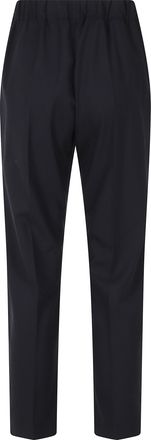 Semicouture Buddy Grosgrain Drawstring Loose-Fit Pants