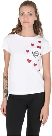 Love Moschino Mujer, Camisetas, Blanco, Talla: 2XS