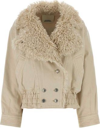Isabel Marant Dames, Jassen, Beige, Maat: XS Denim
