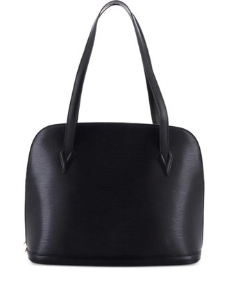 Louis Vuitton Lussac Handbag Epi Leather shoulder bag - Zwart