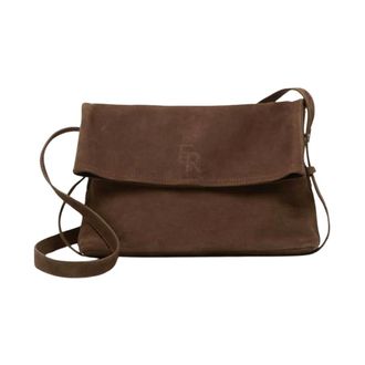 Etrier Borsa a tracolla Cavalier in nabuk - - Bags - Donna - Marrone - ONE SIZE