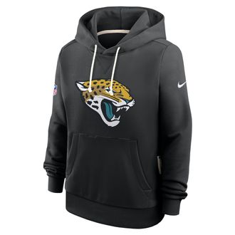Nike Jacksonville Jaguars Sideline Nike Womens Dri-FIT NFL Pullover Hoodie in Black | 03C300A9N-A0M