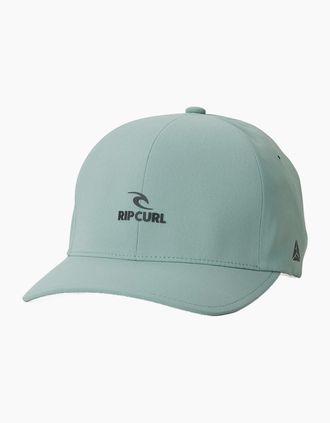Rip Curl Mens Rip Curl Mens Vaporcool Delta Flex Fit Baseball Cap - Green - Size: L/XL