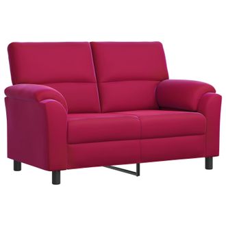vidaXL Divano Rosso Vino 154 X 85 X 93 Cm Velluto Vidaxl