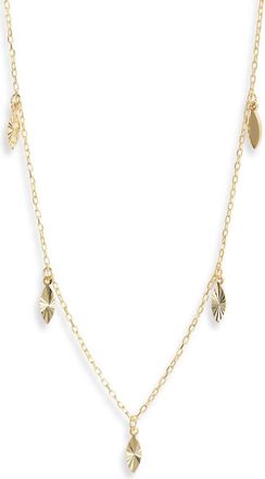 Argento Vivo Shaky Charm Necklace in Gold at Nordstrom Rack