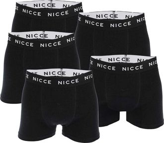 Nicce London Galan Boxershorts Heren (Set van 5) (Zwart)