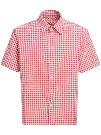 Marni Camicia a quadri - Rosso