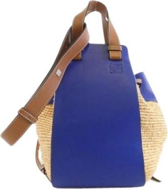 Loewe Pre-owned Bucket Bag - Dames - Vintage Tas - Blauw - ONE Size - Leer - Vintage