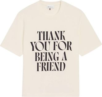 Ami Signature-print Crew-neck T-shirt