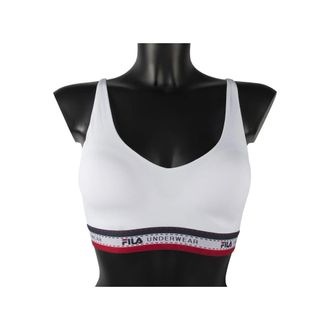 OEM Sujetador Deportivo Fila Basic 1-pack Para Mujer, Color Blanco, Fu6088-300, Talla Xs