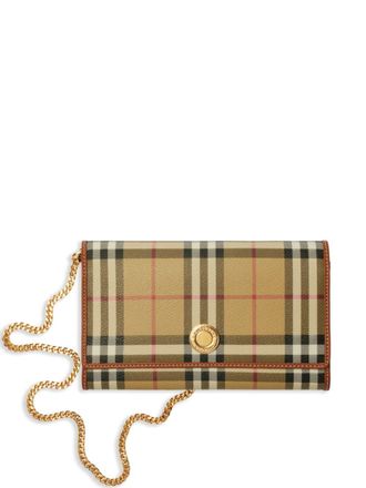 Burberry Hanna portemonnee met ketting - Beige