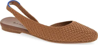 Rothy's The Almond Slingback in Pecan Lattice at Nordstrom, Size 10.5