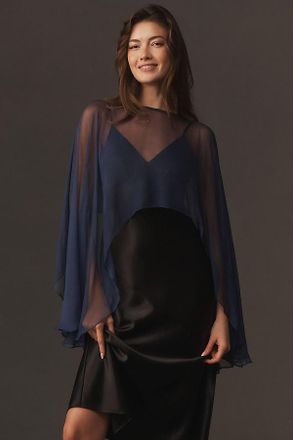 Geisha Designs High-Low Sheer Cape