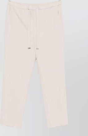 Max Mara straight-leg cropped wool trousers