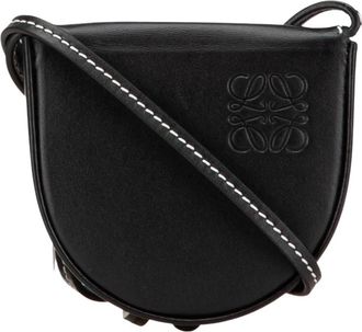 Loewe Pre-owned Mini Soft Calfskin Heel Pouch - - Pre-owned - Donna - Nero - ONE SIZE