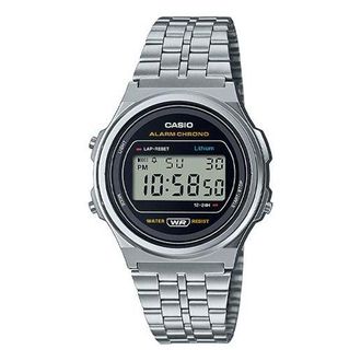 Casio Casio Youth Digital Watch Silver Black A171WE-1AEF