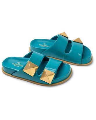 Valentino Leather Slide