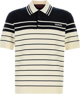 Gucci Gestreept poloshirt - Wit
