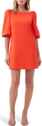 Trina Turk Symphone Puff Sleeve Shift Dress in Ferry Red at Nordstrom Rack, Size X-Large
