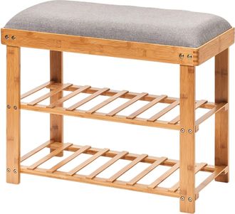 ZELLER home24 Garderobenbank Bamboo