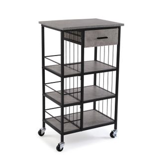 VERSA Carro Cocina C/ruedas 3b + 1 Caj - 89,5x37x50