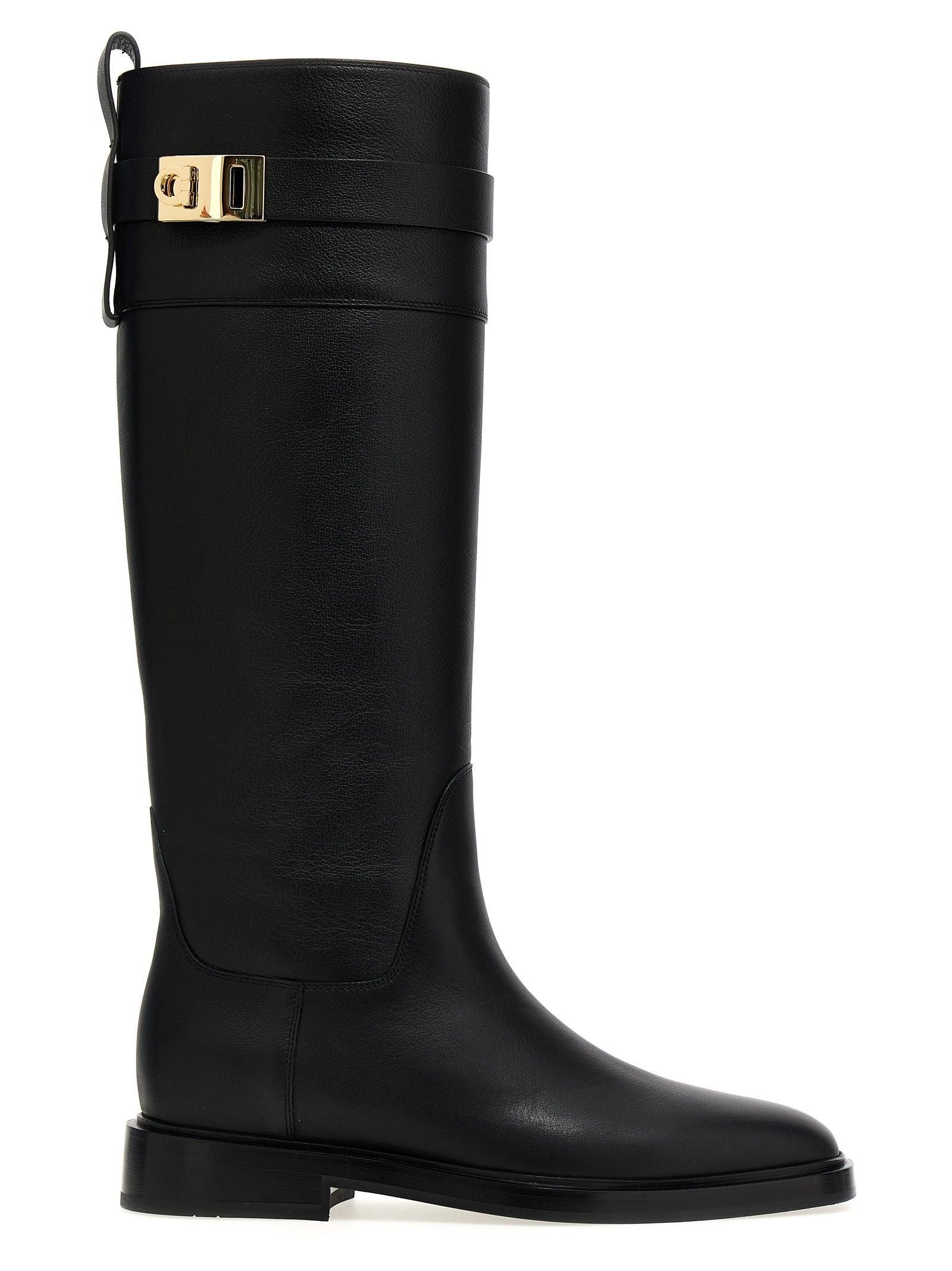 Ferragamo Ankle Boots Tirba Fur, Womens, Black from $850.85