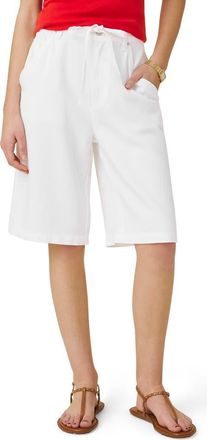 Splendid Lounge Lyocell Jorts in White at Nordstrom, Size X-Small