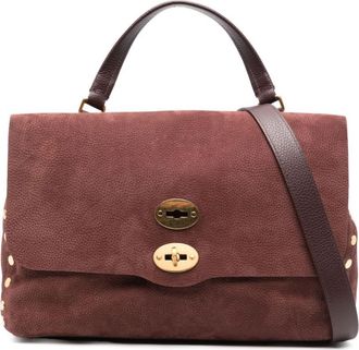 Zanellato Red Postina Jones Medium Satchel