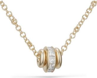 Spinelli Kilcollin Gravity Diamond Necklace in Yellow Gold at Nordstrom