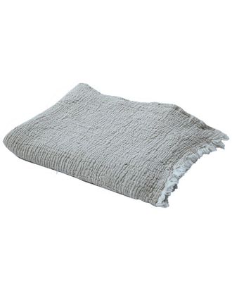 LR Home Lr Home Annie Farmhouse Crinkled Turkish Cotton Throw Blanket