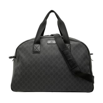 Gucci Pre-owned Weekend Bags, female, Black, Size: ONE SIZE Pre-owned Travel Duffle Bag