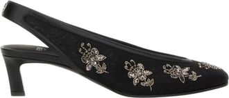 Fendi Black Slingback Pumps